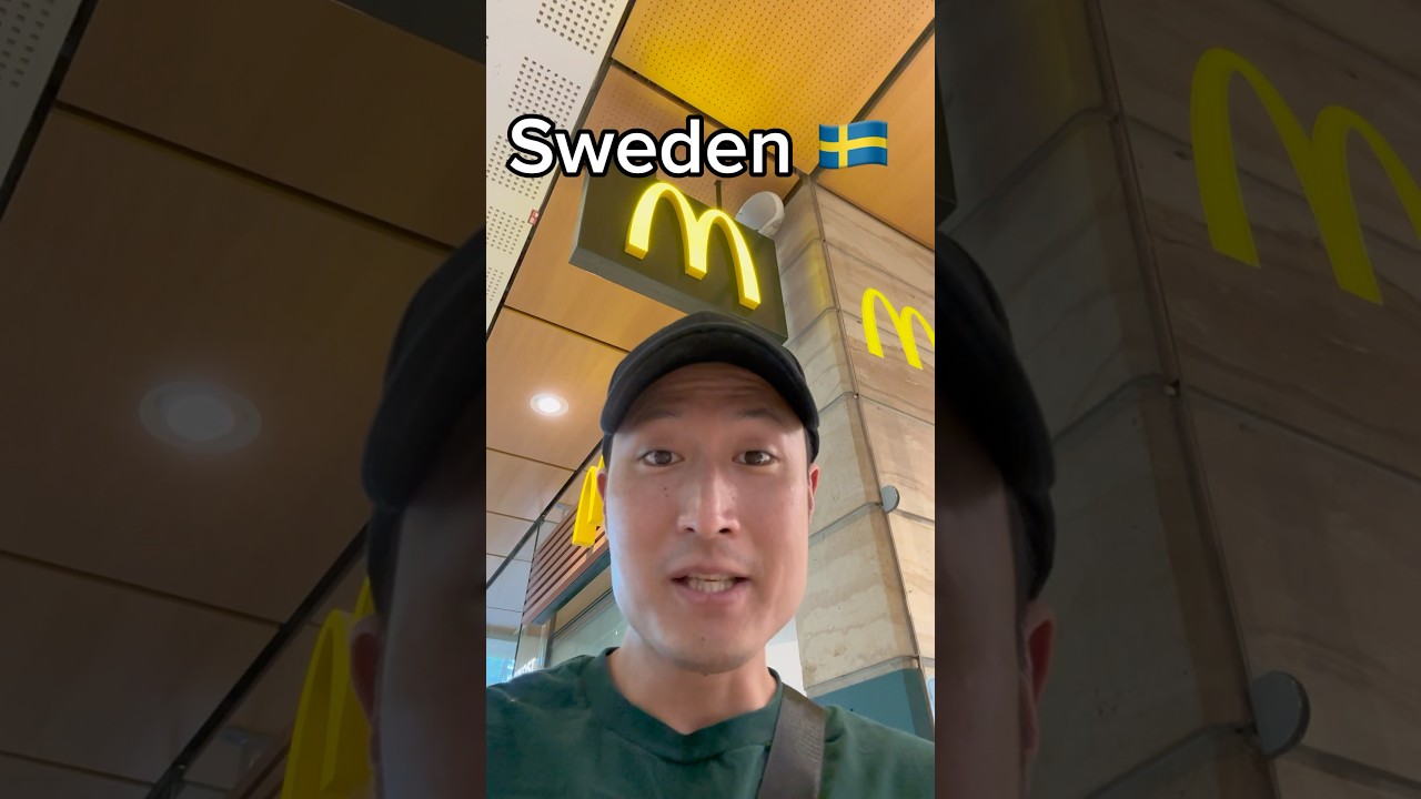 McDonald&rsquo;s SWEDEN 🇸🇪🍔