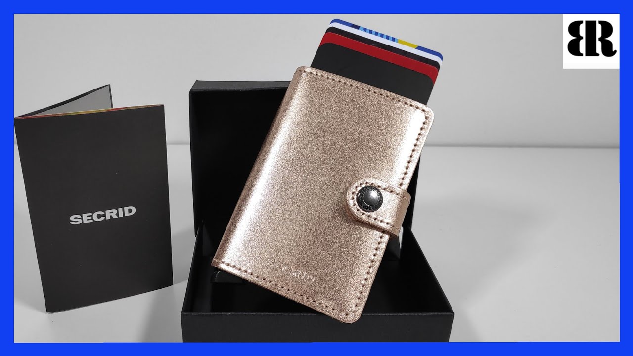 SECRID SLIM WALLET UNBOXING |  METALLIC PINK SLIMWALLET | LEATHER | ULTIMATE AUTOMATIC WALLET | RFID