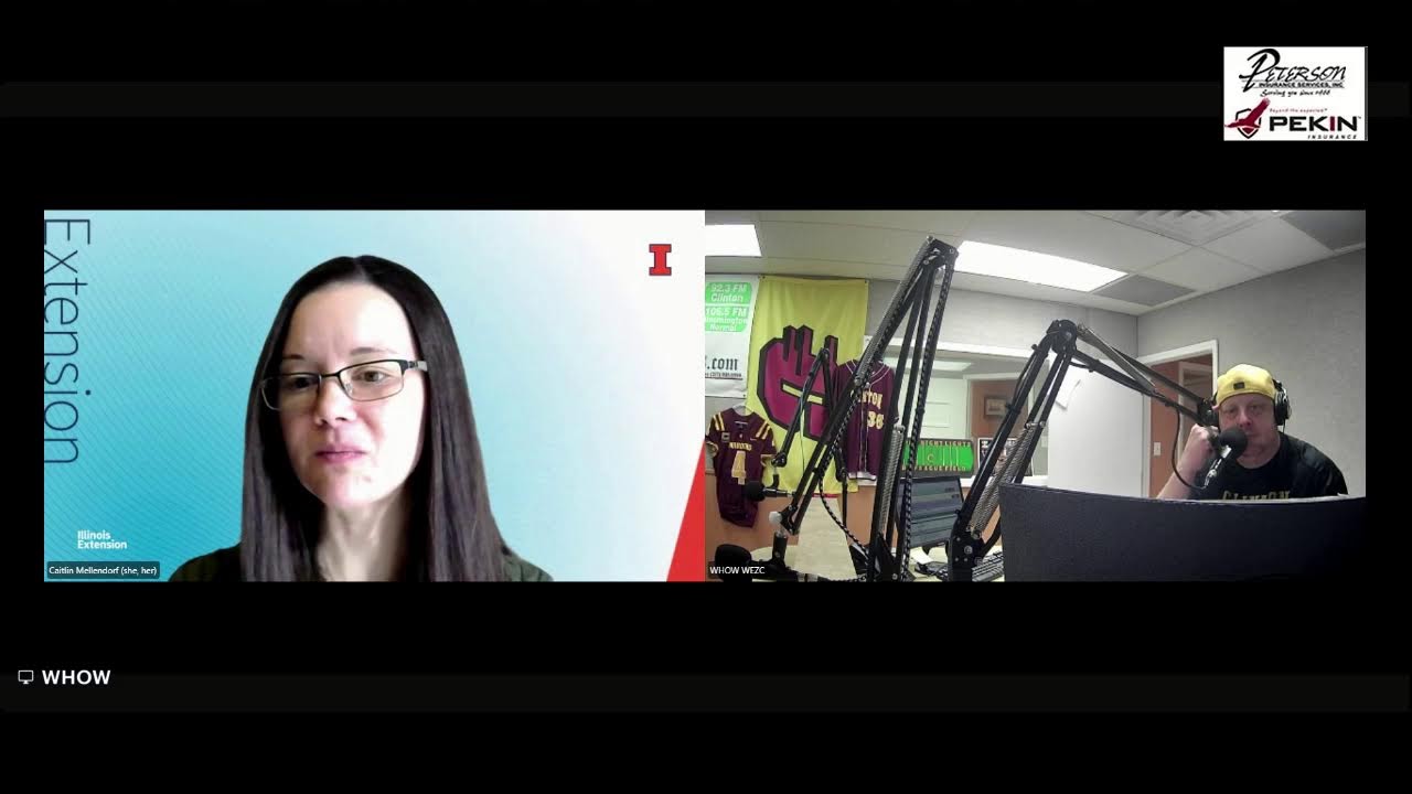 WHOW Morning Show with Caitlin Mellendorf - U of I Extension