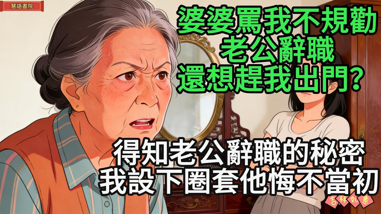 婆婆罵我不勸老公辭職，還想趕我出門？得知老公辭職的秘密.................！🌹#情感故事 #為人處世 #生活經驗 #情感 #婚姻  #故事