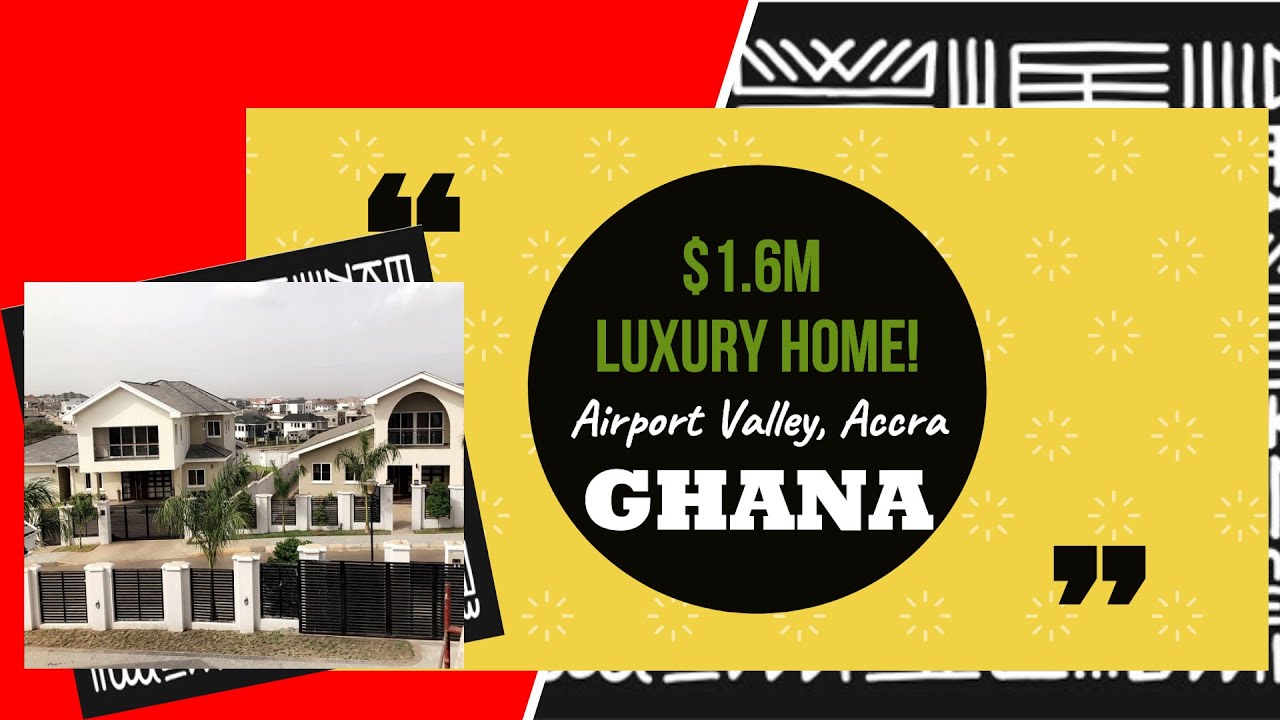 Ghana| What $1.6M Can Get You in Accra| 4 BR Luxury Home