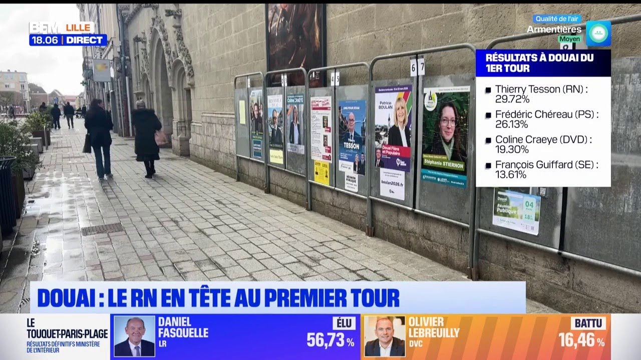 A Douai, il n'y aura pas d'alliance pour faire barrage au RN.