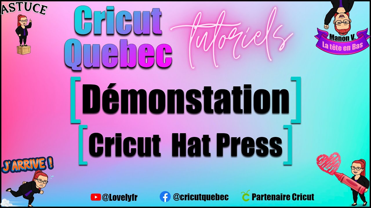 [FR] Démonstration - #Cricut Hat Press