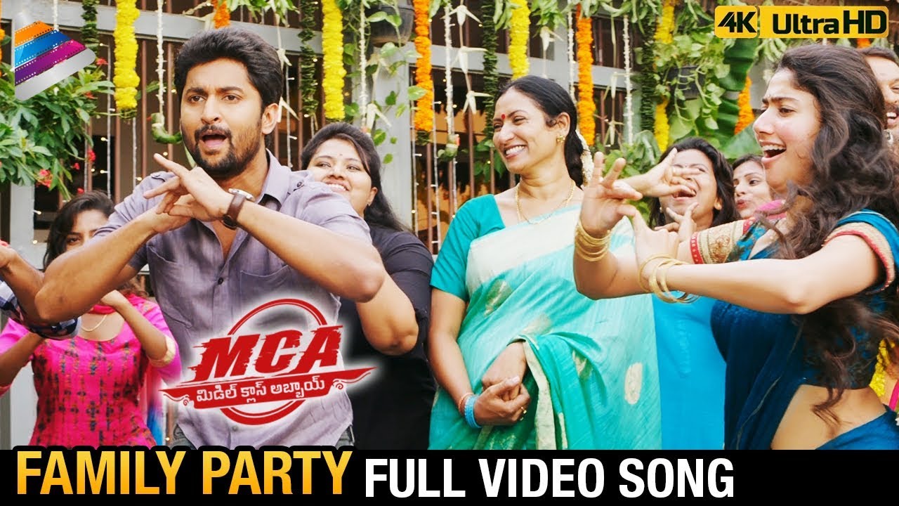 Family Party Full Video Song 4K | MCA Video Songs | Nani | Sai Pallavi | DSP | Telugu FilmNagar