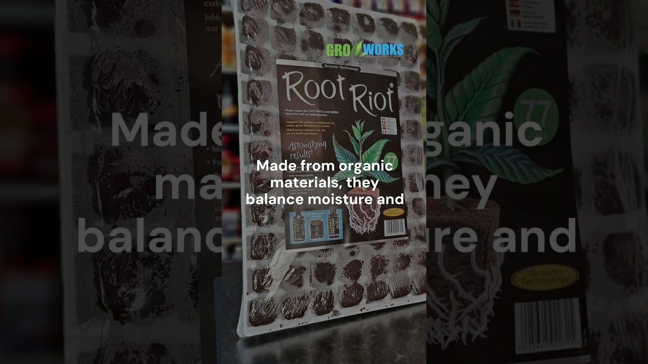 Root Riot Propagation Cubes are designed to kickstart explosive root development #cuts #newplants