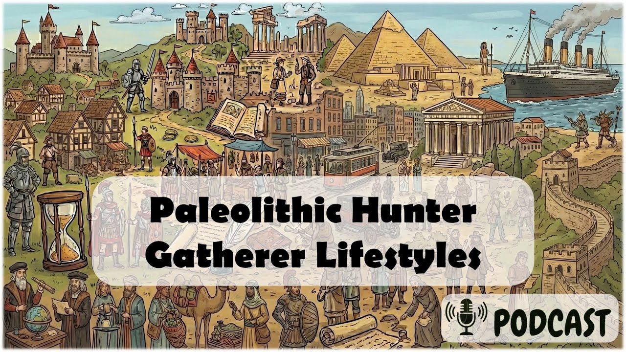 Paleolithic Hunter Gatherer Lifestyles (Podcast)