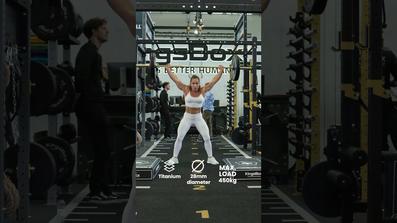 KingsBox Gold Bar 🌟 #barbell #barbellworkout #strengthtraining  #workout #fullbodyworkout #training