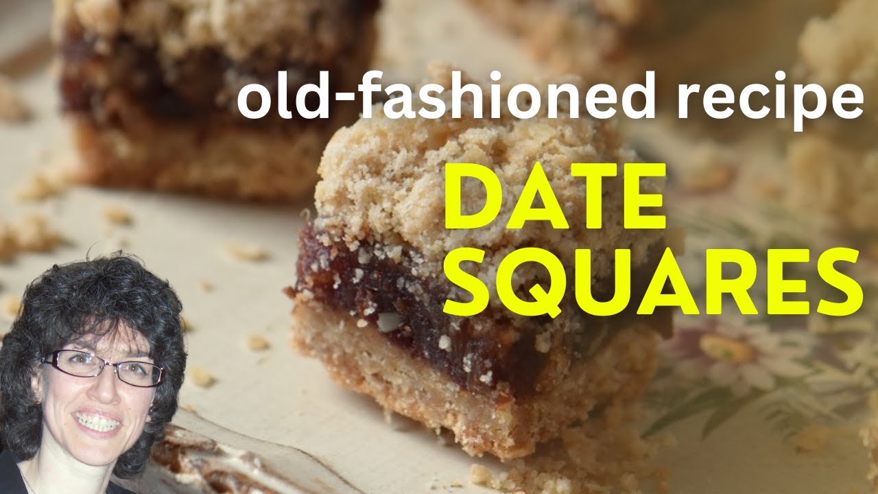 Simply irresistible! You've never tasted old fashioned DATE SQUARES like these! #shelovesbiscotti