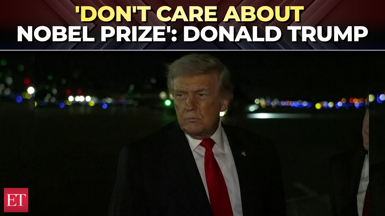 'Don't care about Nobel Prize', says Trump; talks about Davos, NATO, Greenland and Denmark