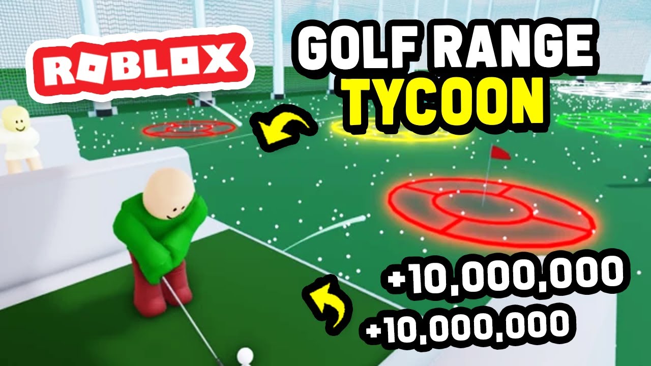 Создание собственного бизнеса по продаже площадок для гольфа в Roblox Golf Range Tycoon