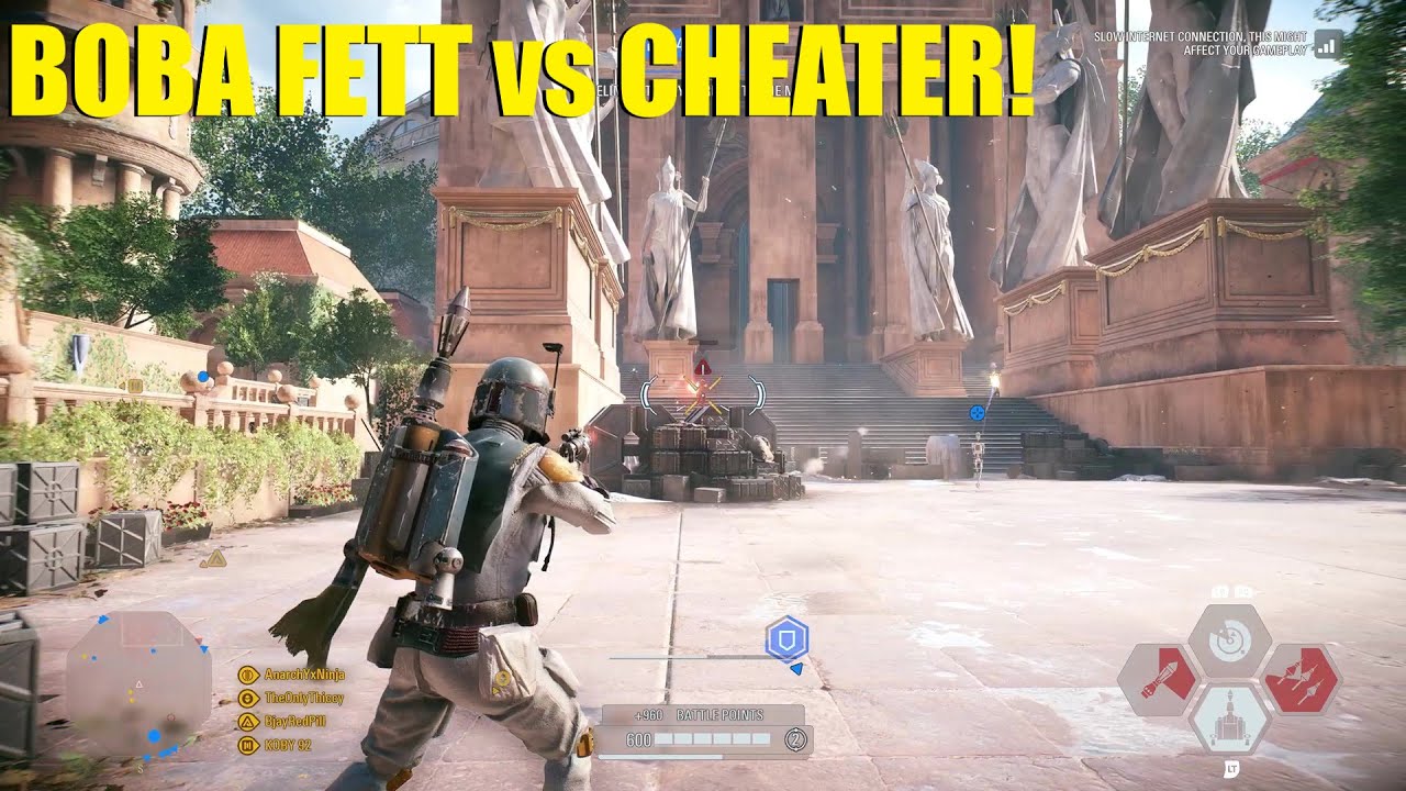Боба Фетт против Читера! — Star Wars Battlefront 2