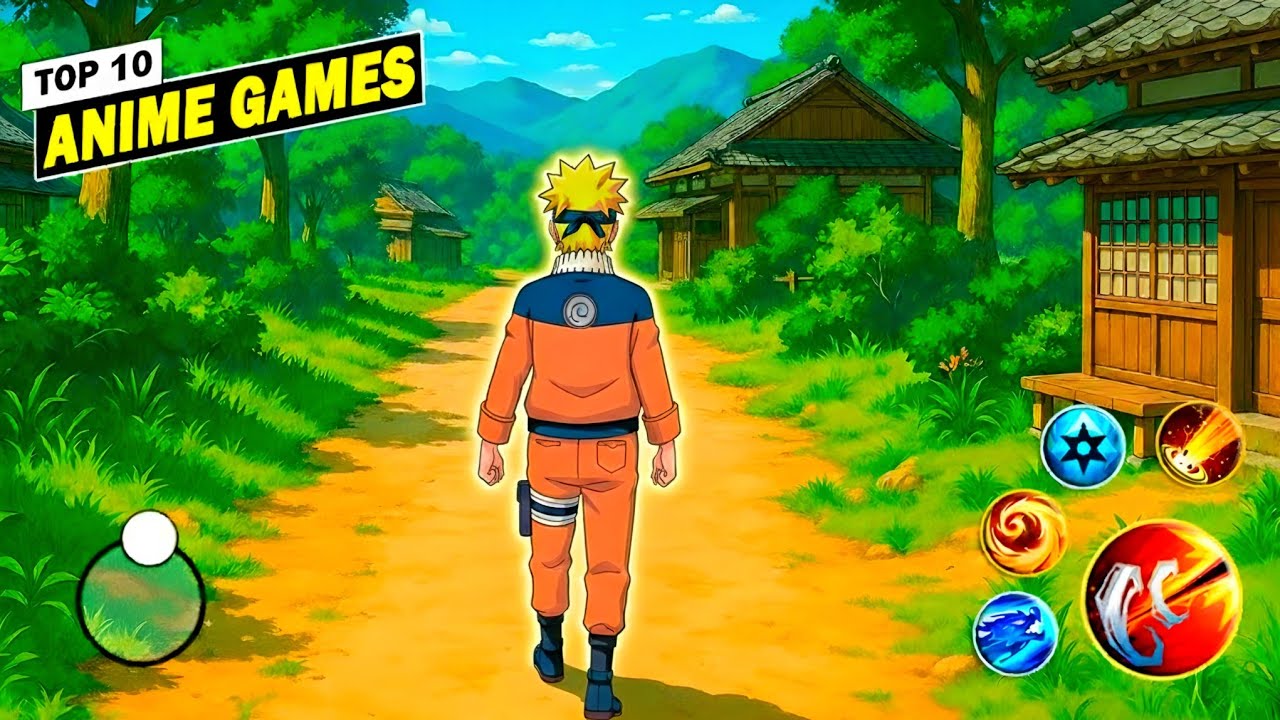 TOP 10 MELHORES JOGOS de ANIMES para Celular Android 2026