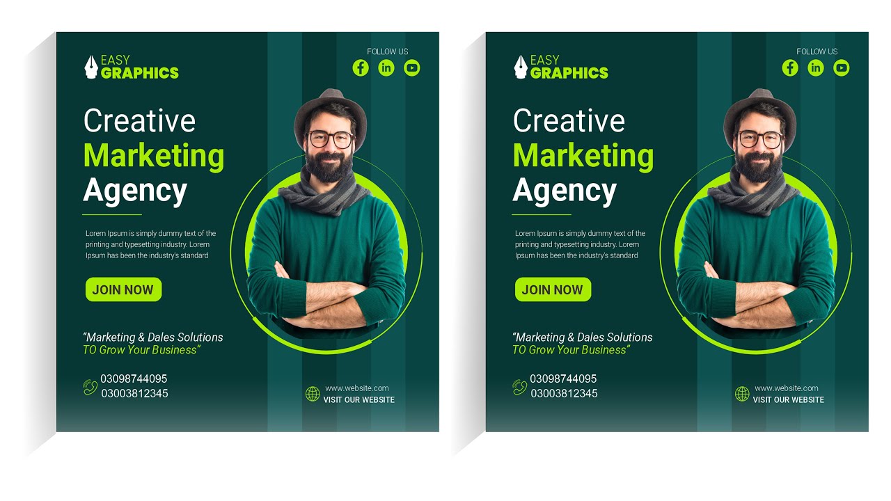 Design Modern Social Media Posts in CorelDRAW  Professional Layout & Color Tips