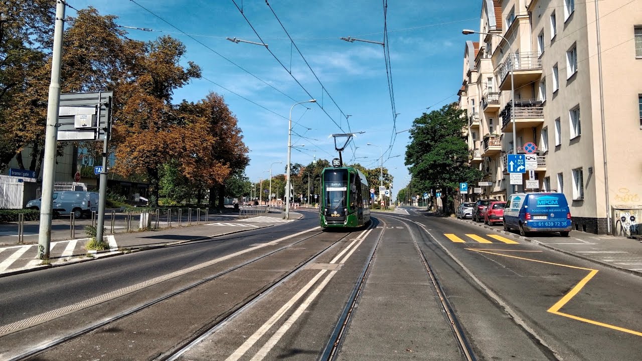 MPK Poznań Linia 96 kierunek Junikowo.Moderus Gamma LF 04 AC.