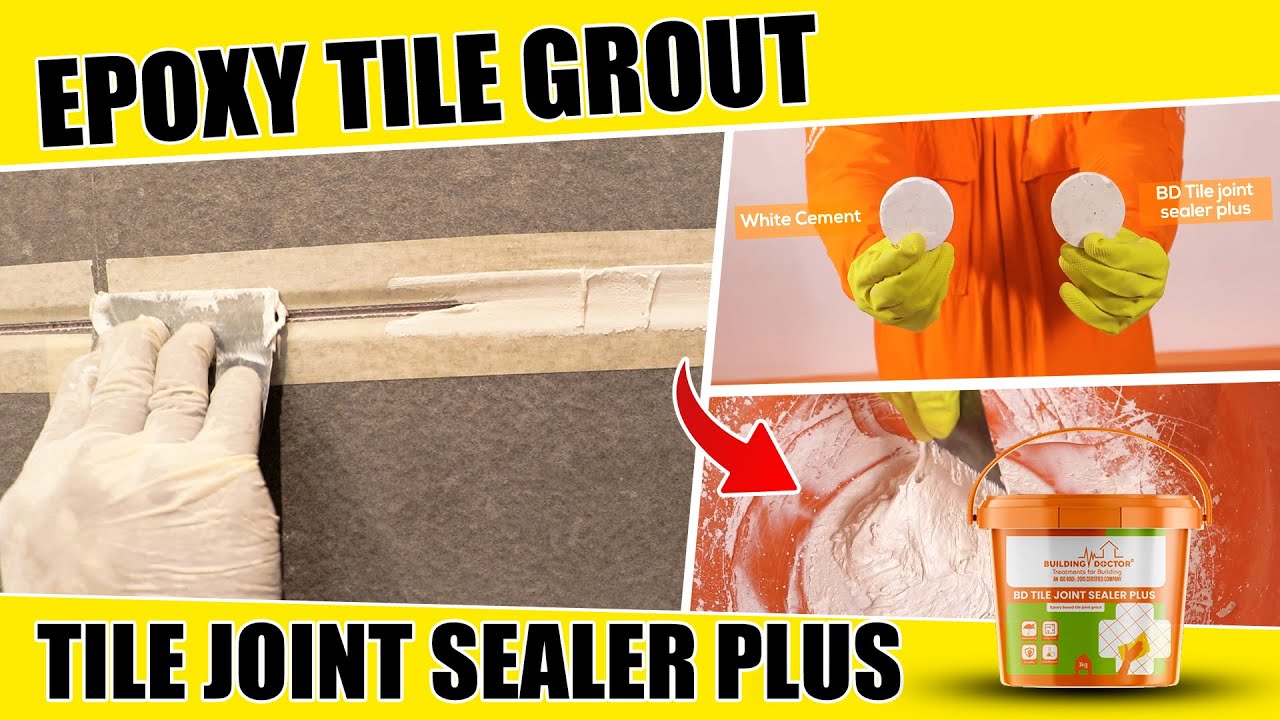 Acid resistant epoxy tile grout BD Tile joint sealer plus | Building doctor