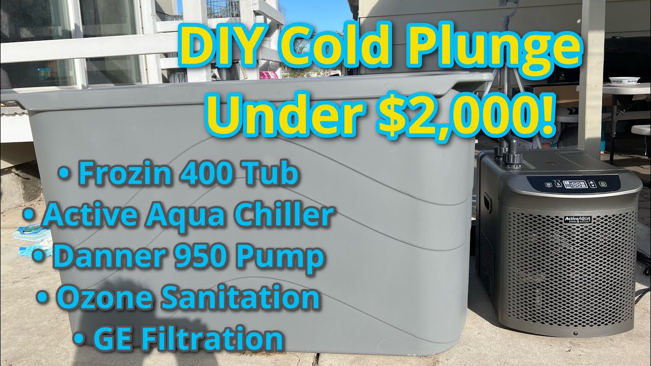 Best DIY Cold Plunge | Active Aqua Chiller & Frozin 400 Tub