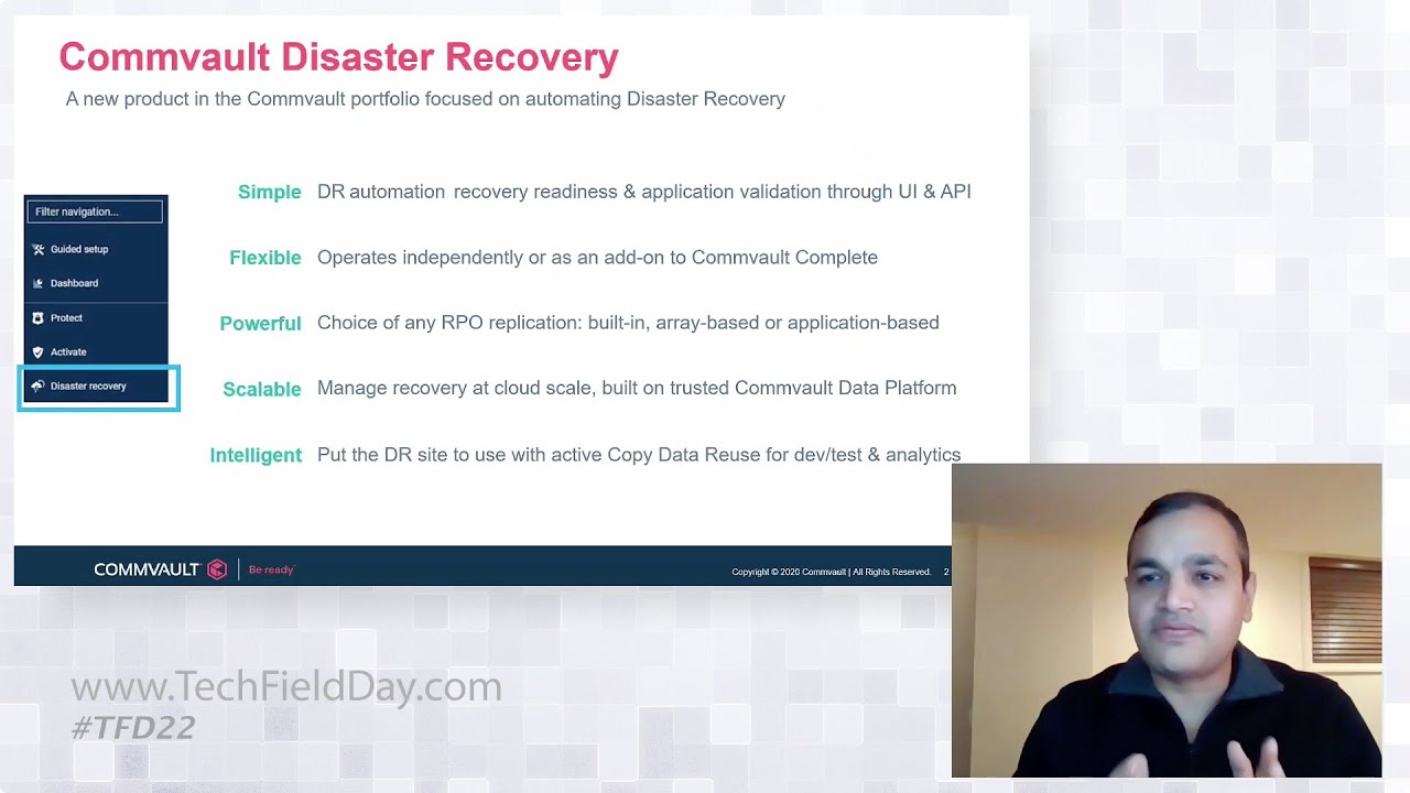 Commvault Disaster Recovery Updates