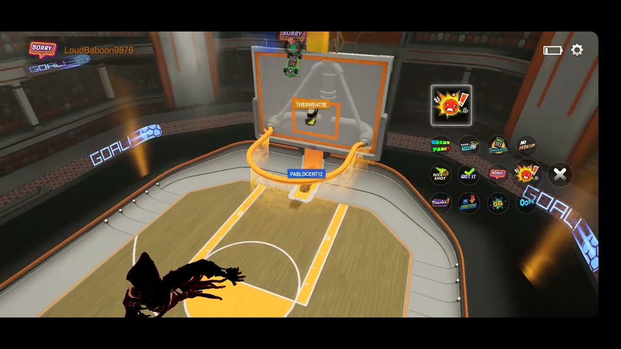 Playing rl sideswipe 