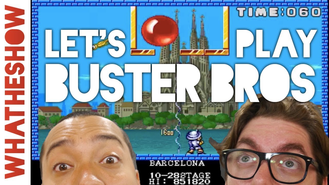 LET'S PLAY: Buster Bros for the Arcade!!! Retro Arcade Bubble Shooter!!!