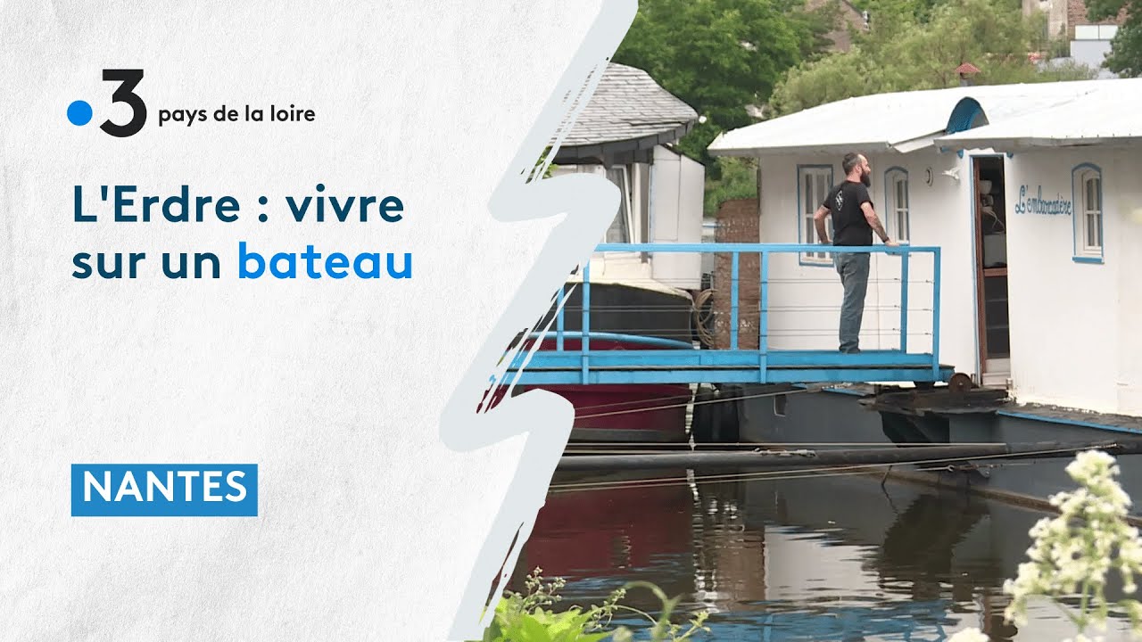 Loire-Atlantique : vivre sur un bateau sur l'Erdre