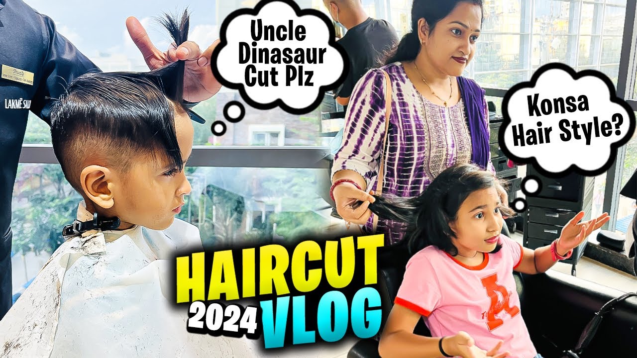 Haircut Vlog 2024 | Guess My New Look! 😲✂️ #learnwithpari #aadyansh