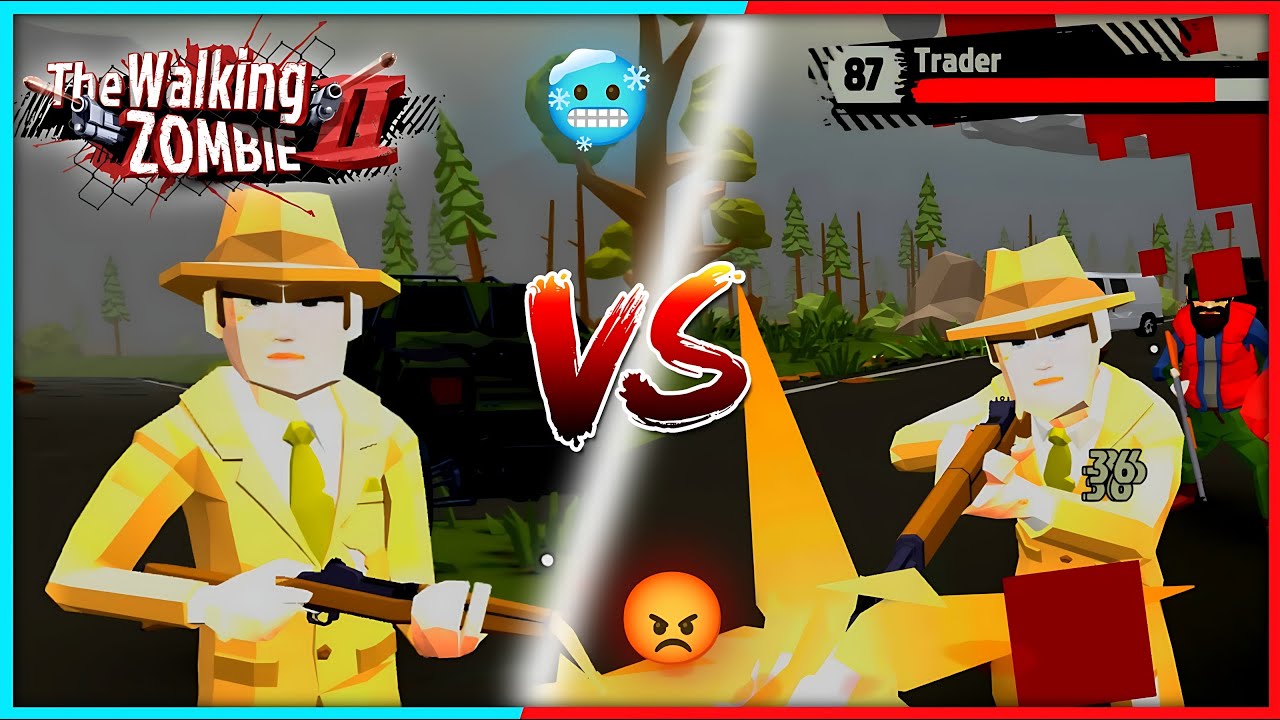 Caravan Normal Trade VS Fight 😂 | The Walking Zombie 2