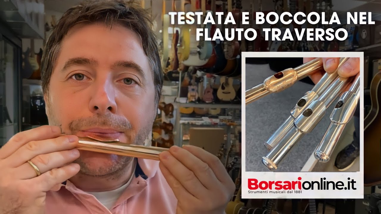 Testata e boccola o boccoletta nel flauto traverso, guardiamo le differenze e i materiali utilizzati