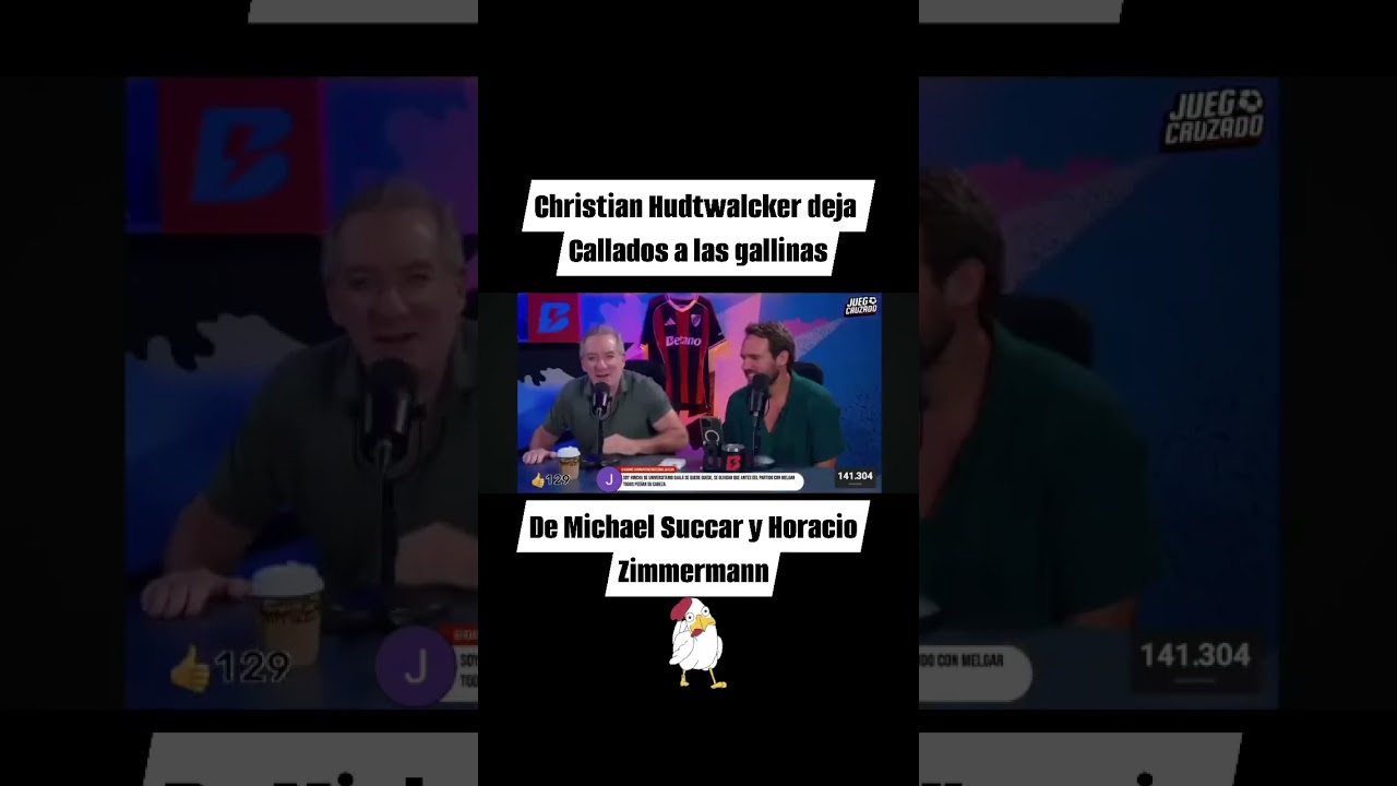 Gallinas de Michael Succar y Horacio se quedaron calladitas jaja Christian Hudtwalcker lo dijo claro