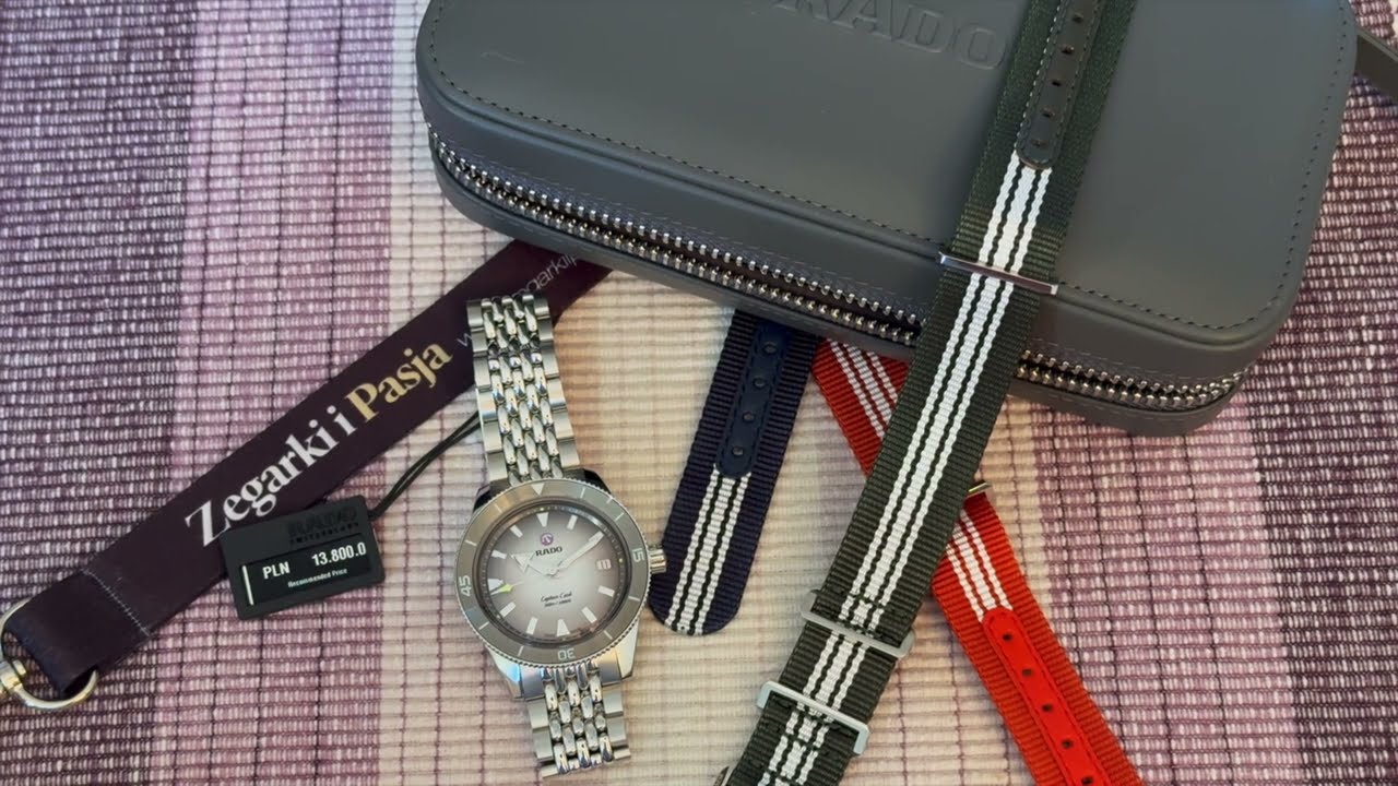 Recenzja: Rado Captain Cook x Tennis Limited Edition. Zegarek dla fan&oacute;w tenisa!