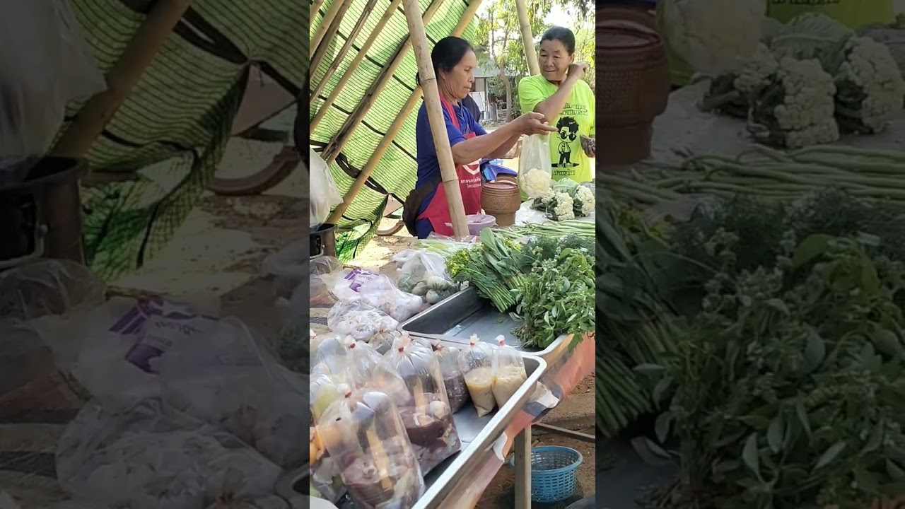 ตลาดชุมชนบ้านโคกโขงมีทุกวันยามมื้อแลง