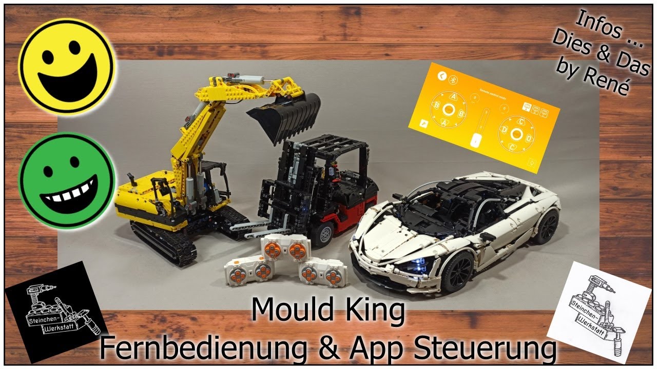 Mould King und seine Fernbedinungs & App Steuerung | Dies und Das | Steinchen-Werkstatt