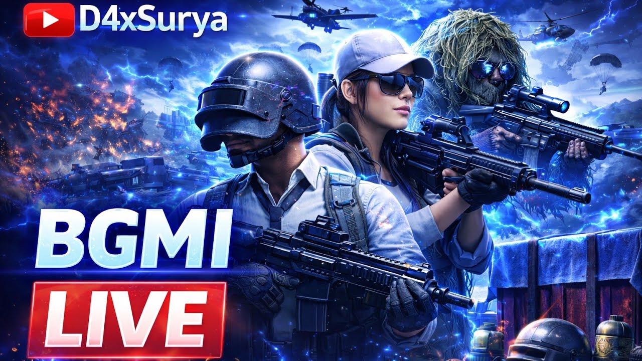 🔴 BGMI LIVE | D4xSurya 🔥 Intense Gameplay • Fun & Chill