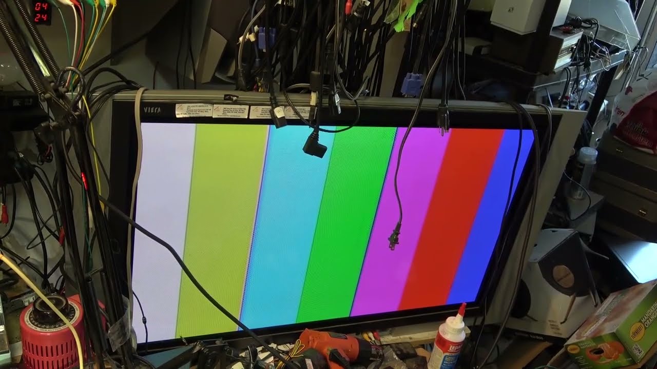 Sony DCRTRV110 with a blue screen