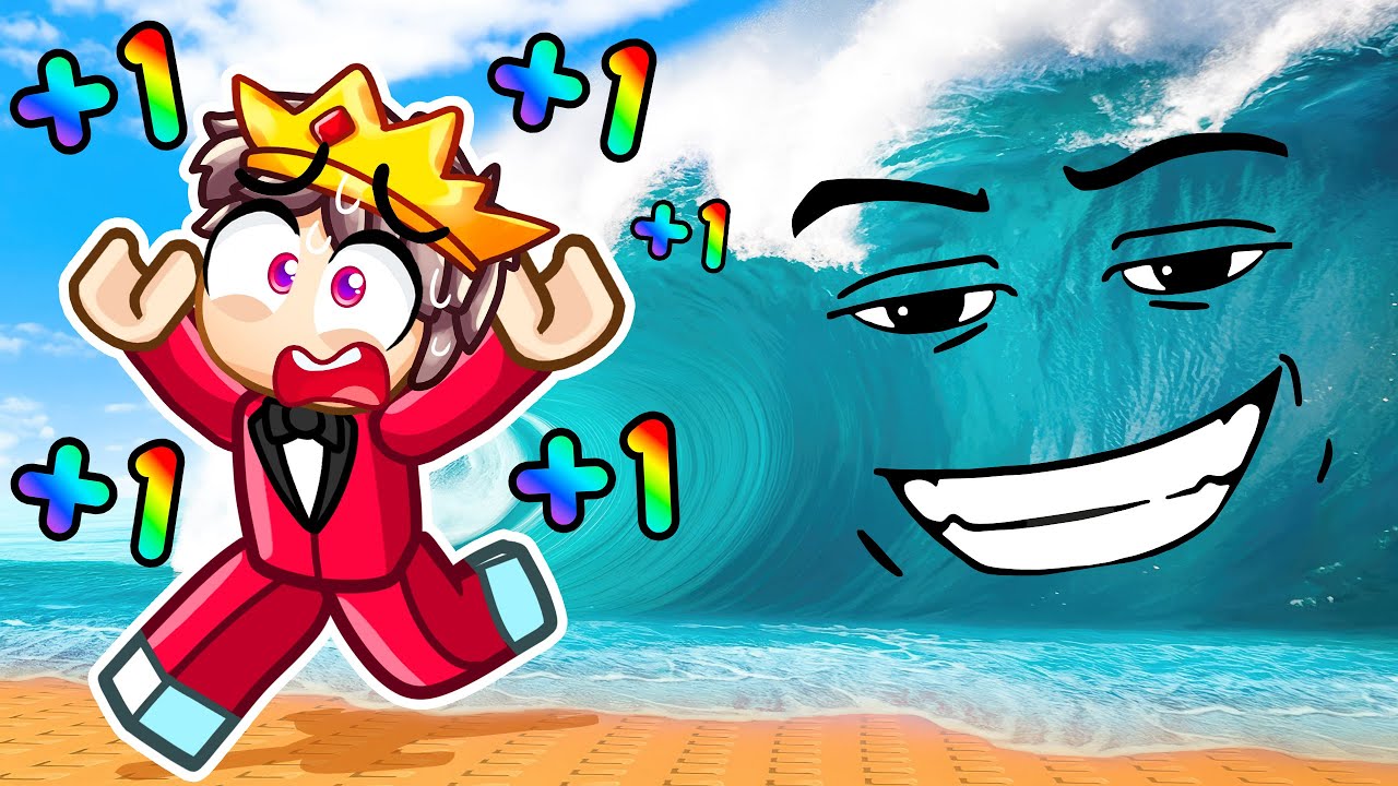 Каждая секунда +1 СКОРОСТЬ, чтобы избежать цунами Roblox