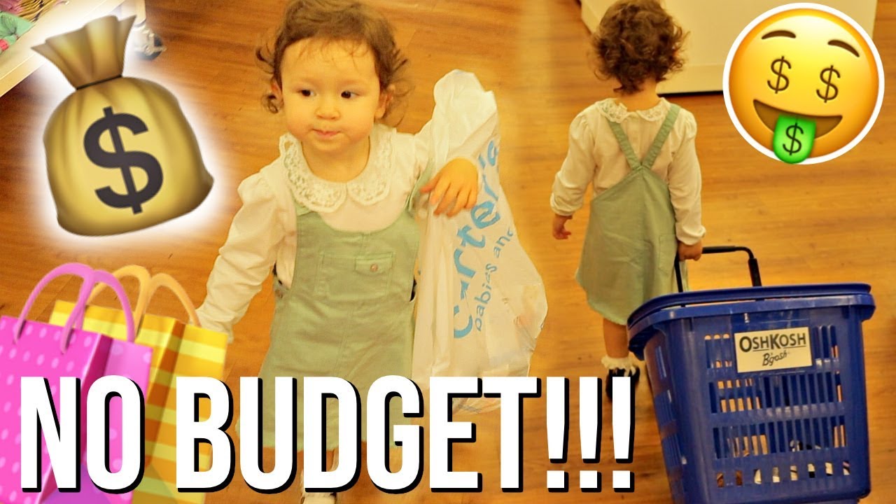 BABY DOES THE NO BUDGET SHOPPING CHALLENGE!!!