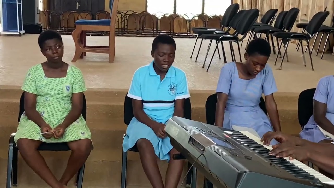 Rehearsal at PRESEC Bechem