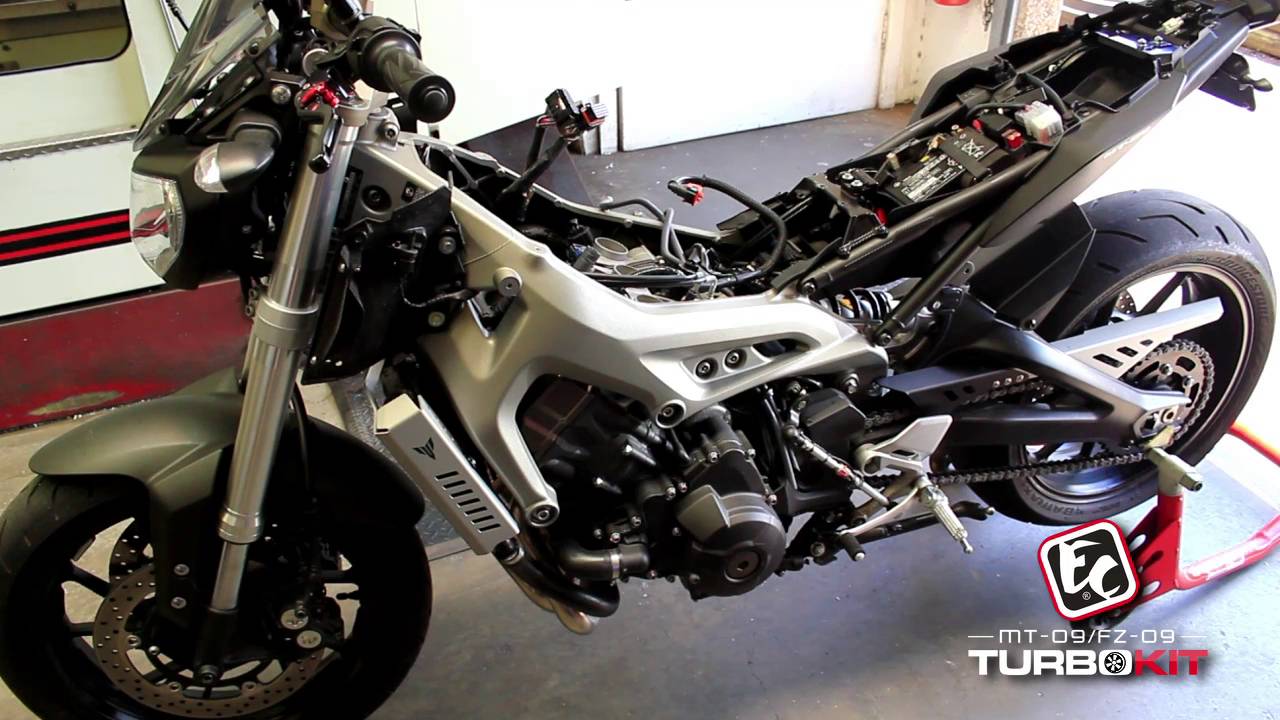 Установка турбокомпрессора MT-09 / FZ-09