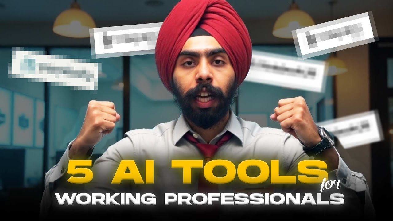 5 AI Tools for Working Professionals