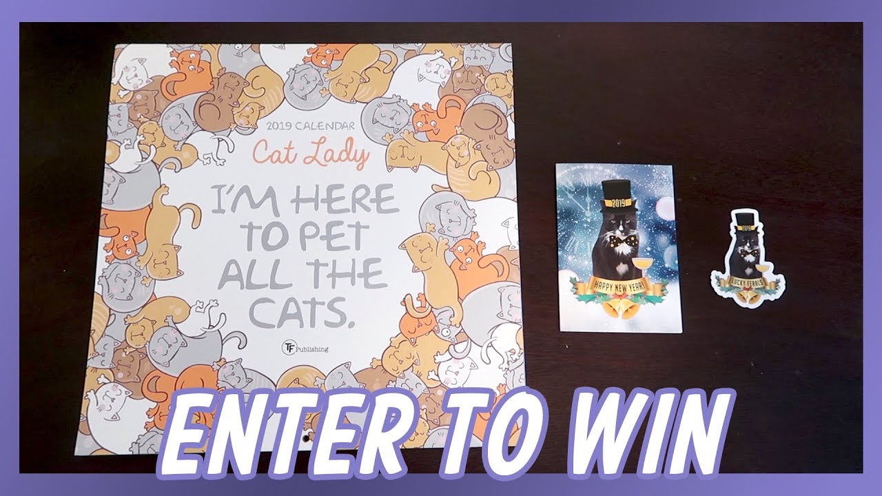2019 New Year Giveaway - Win This Calendar, Hydrox Card, and Hydrox Sticker!