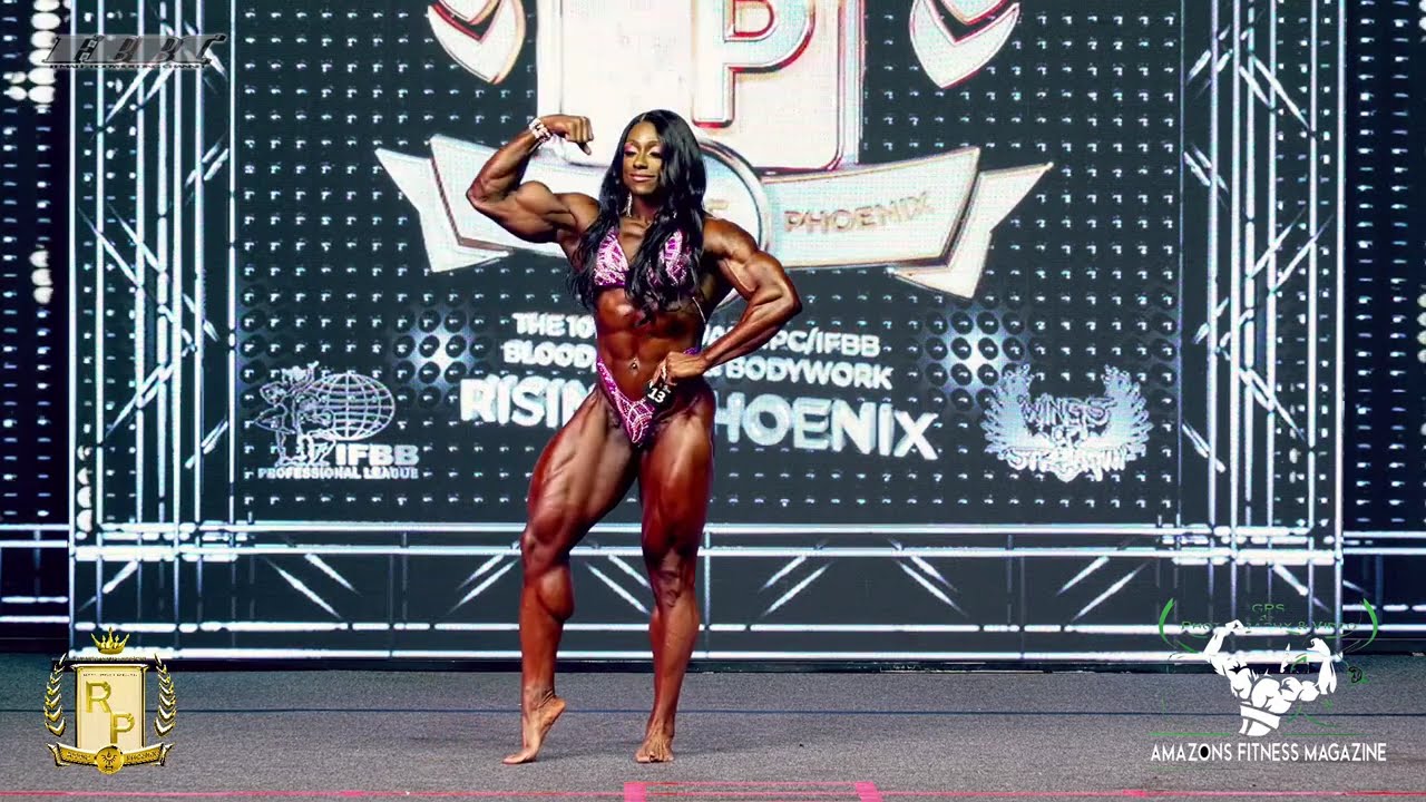 Routine Andrea Shaw - #risingphoenix 2024 #womensbodybuilding PRO #worldchampionship