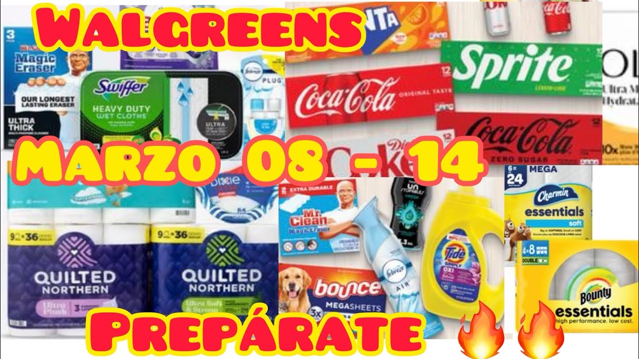 Walgreens 🔥prepárate para estas ofertas 🔥Marzo 08 - 14 🔥
