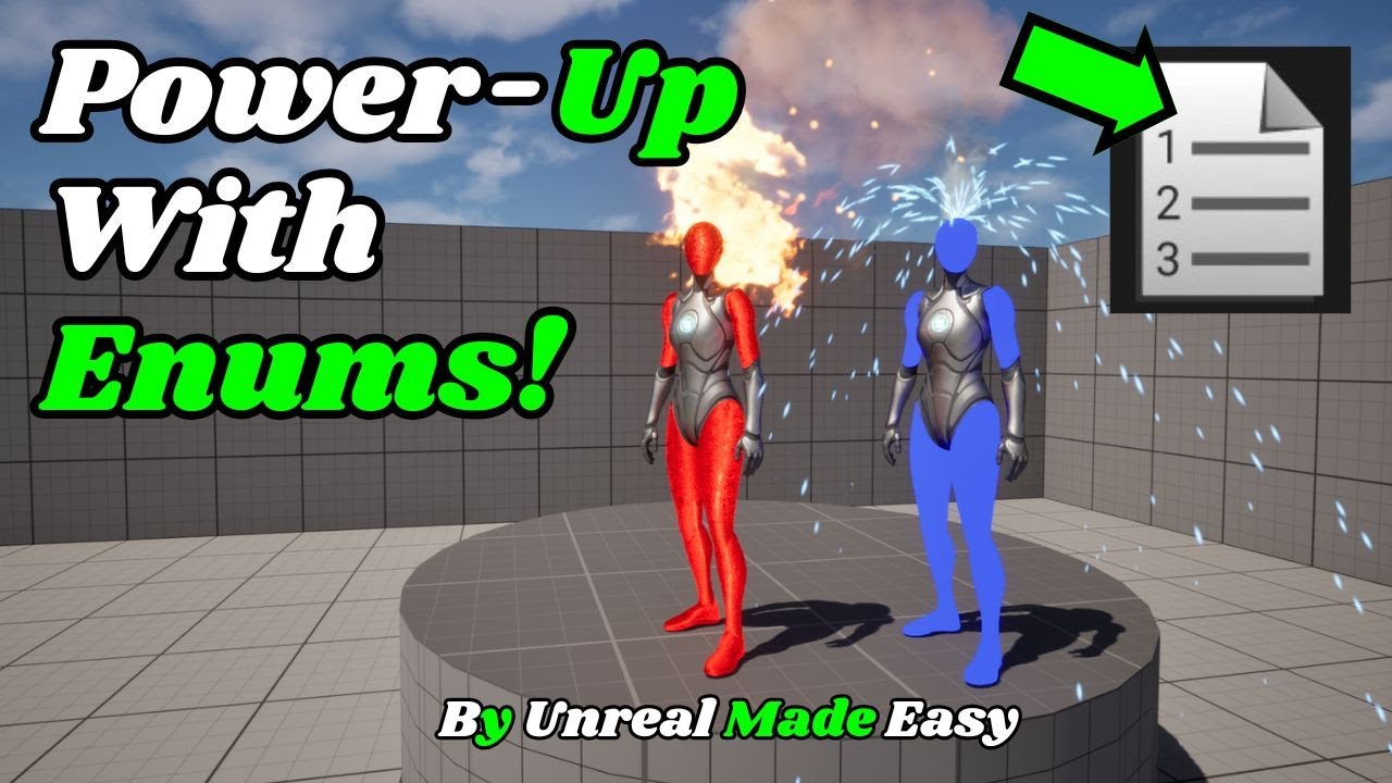 Unreal Engine Enums Made Easy - Switch Powers with a Click!