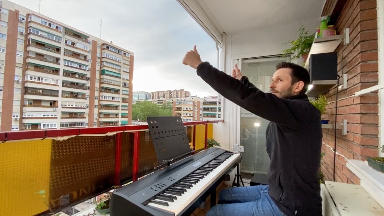 Concierto piano [cuarentena Madrid] - Hallelujah (Leonard Cohen)