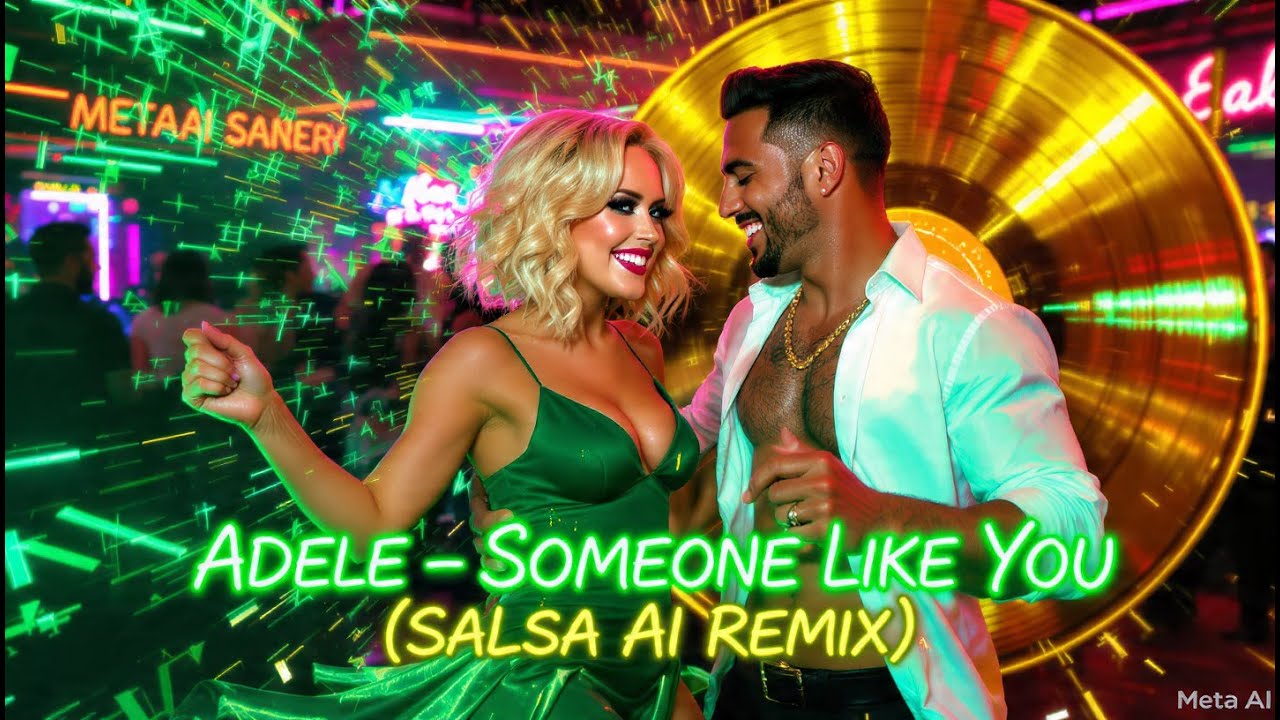 Adele - Someone Like You 💔🕺 (Salsa AI Remix Rom&aacute;ntica) #Mamisalsa #SalsaAI