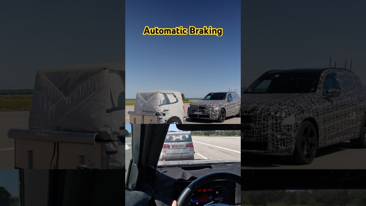 BMW Automatic braking at 80 km/h