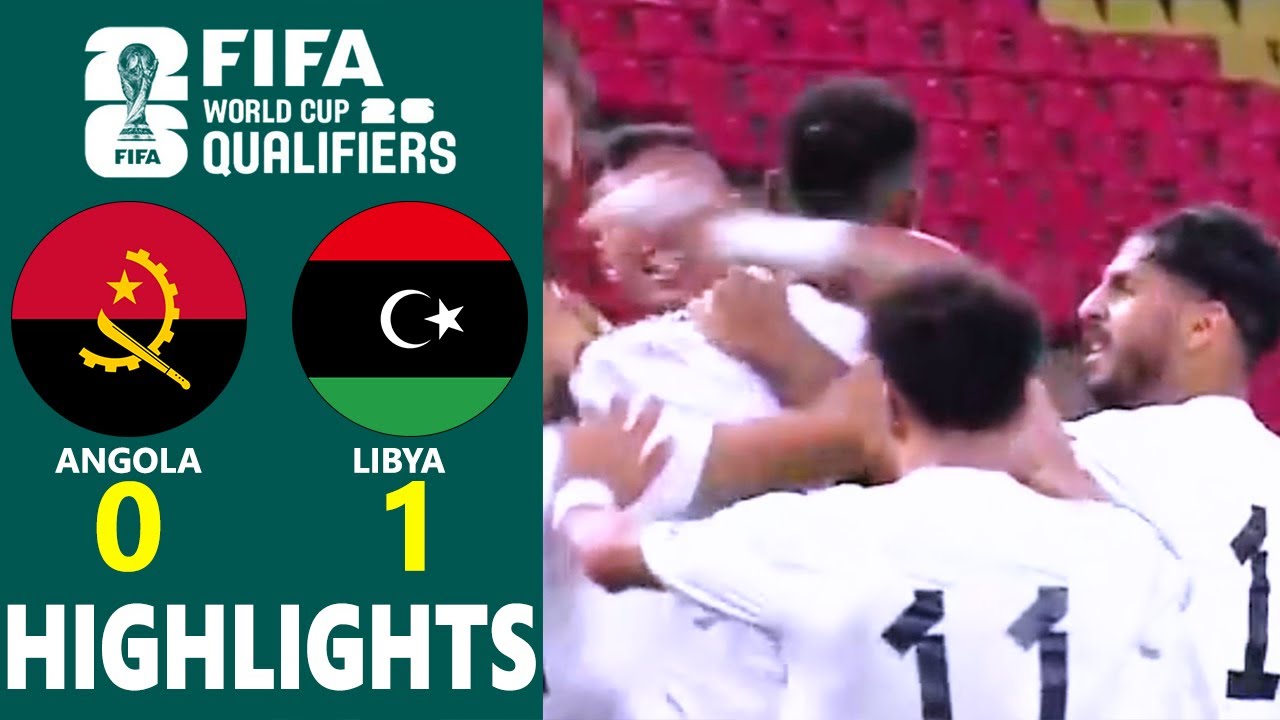 Angola vs Libya Highlights 🔥 CAF World Cup 2026 Qualifiers Group D