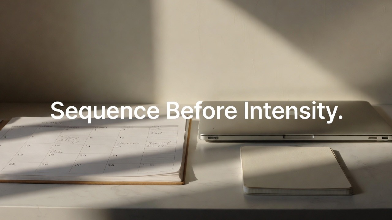 Why Burnout Is a Sequence Problem, Not Volume