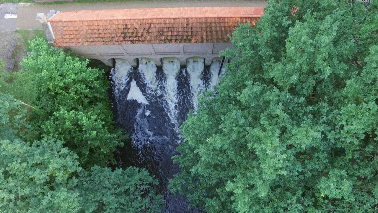 Almelo-Nordhorn kanaal omgeving vanuit de lucht
