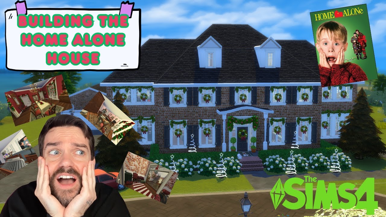 🏠 I Built the Home Alone House in The Sims 4 (Full CC Build!)