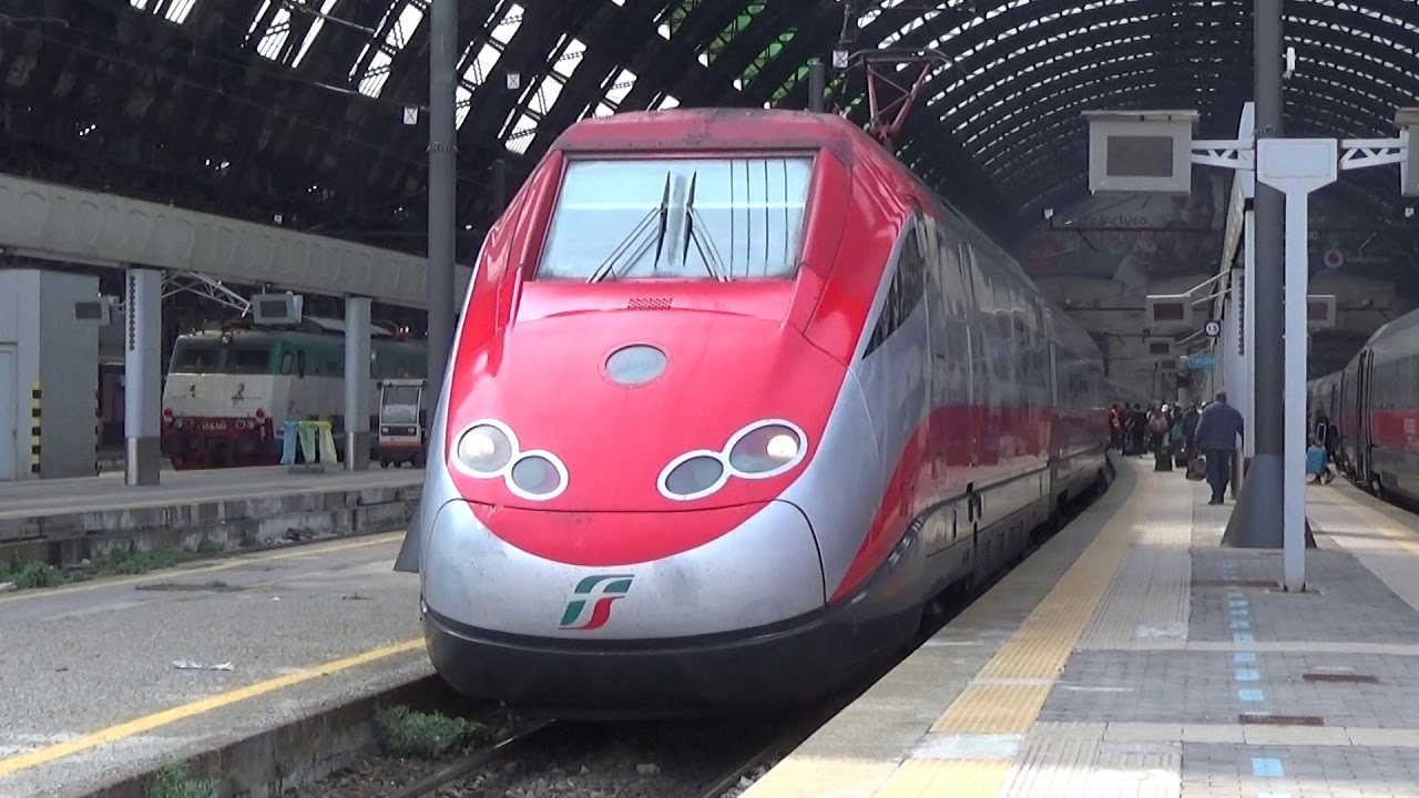 Trenitalia ETR 500 Frecciarossa no. 503 departing Milano Centrale